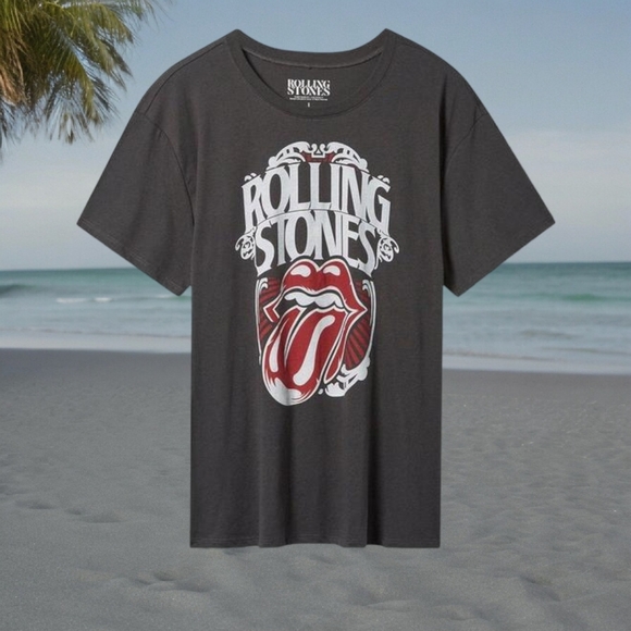 NWT - TORRID The Rolling Stones Black Crew Tee - Size 1X - Picture 7 of 7